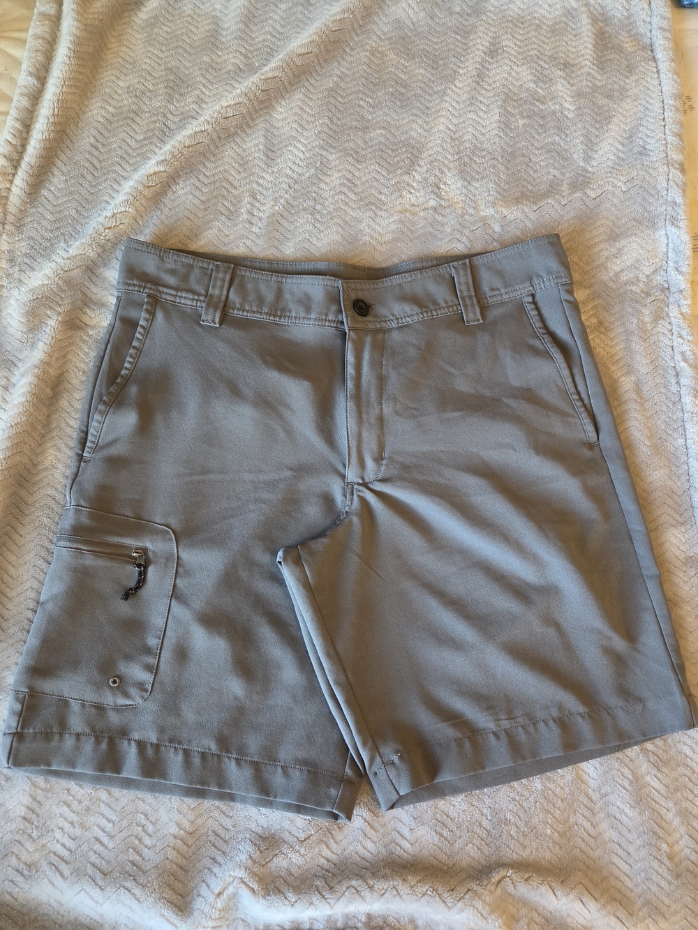 Magellan Outdoors Gray Cargo Performance Shorts